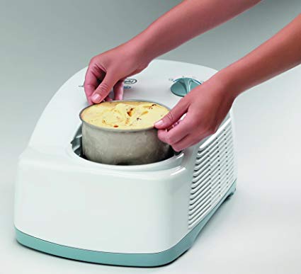 De'Longhi ICK5000, Gelatiera con compressore Il Gelataio, 230 W, Plastica, Bianco